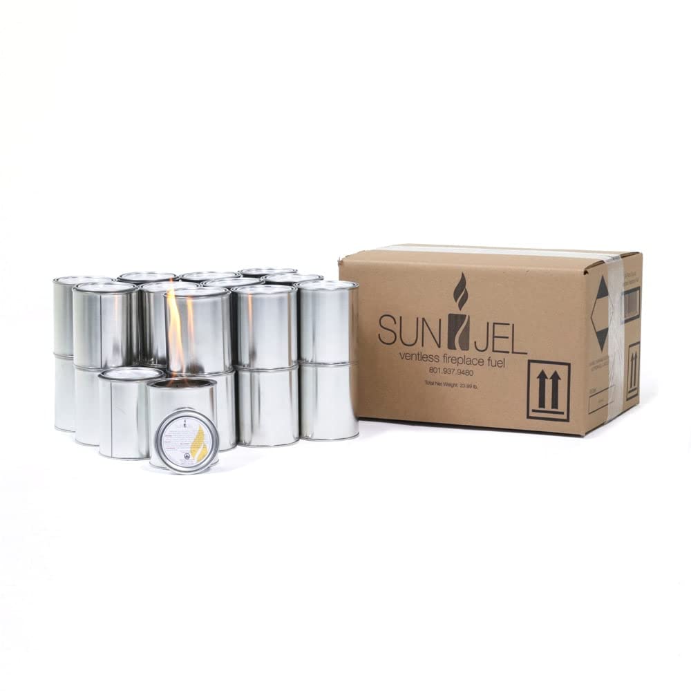 Algopix Similar Product 8 - SunJel Fumefree Firespace Gel Fuel