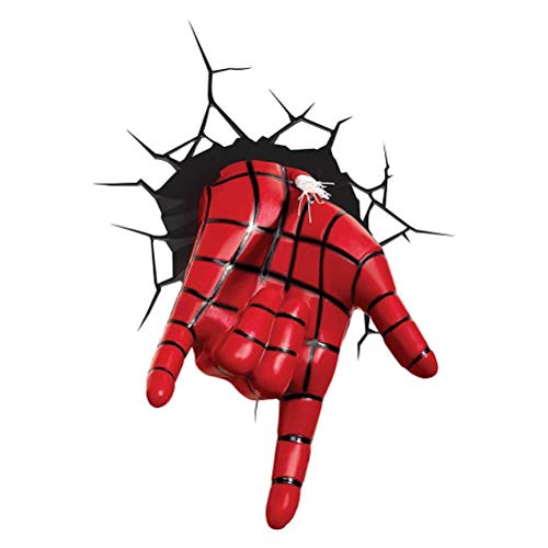Algopix Similar Product 18 - 3D Light FX Marvel Spiderman Hand 3D