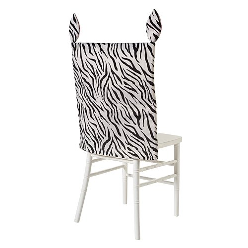 Algopix Similar Product 6 - Zebra Print Chair Covers Party