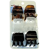 Algopix Similar Product 14 - Scunci No Slip Octopus Jaw Clips 24
