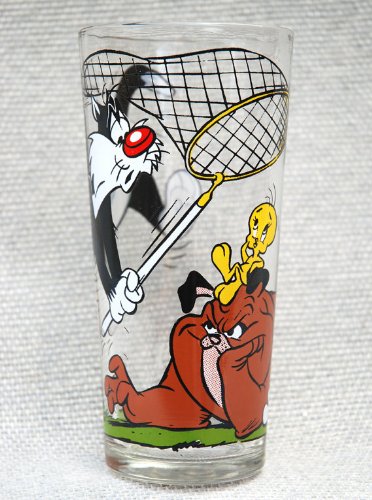 Algopix Similar Product 9 - Sylvester Tweety Bird  Spike Glass