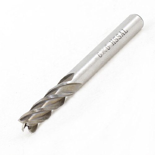 Algopix Similar Product 4 - Silver Tone 4 Flutes 024 Dia Tip HSS