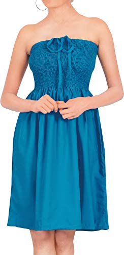 Algopix Similar Product 14 - LA LEELA Womens Sleeveless Halter Neck
