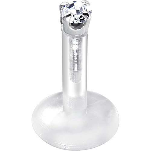 Algopix Similar Product 2 - Body Candy 14k White Gold 15mm CZ
