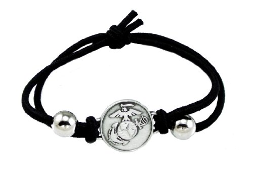Algopix Similar Product 16 - US Marine Corps Logo Bracelet