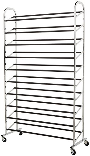 Algopix Similar Product 3 - AmazonBasics 50 Pair Shoe Rack