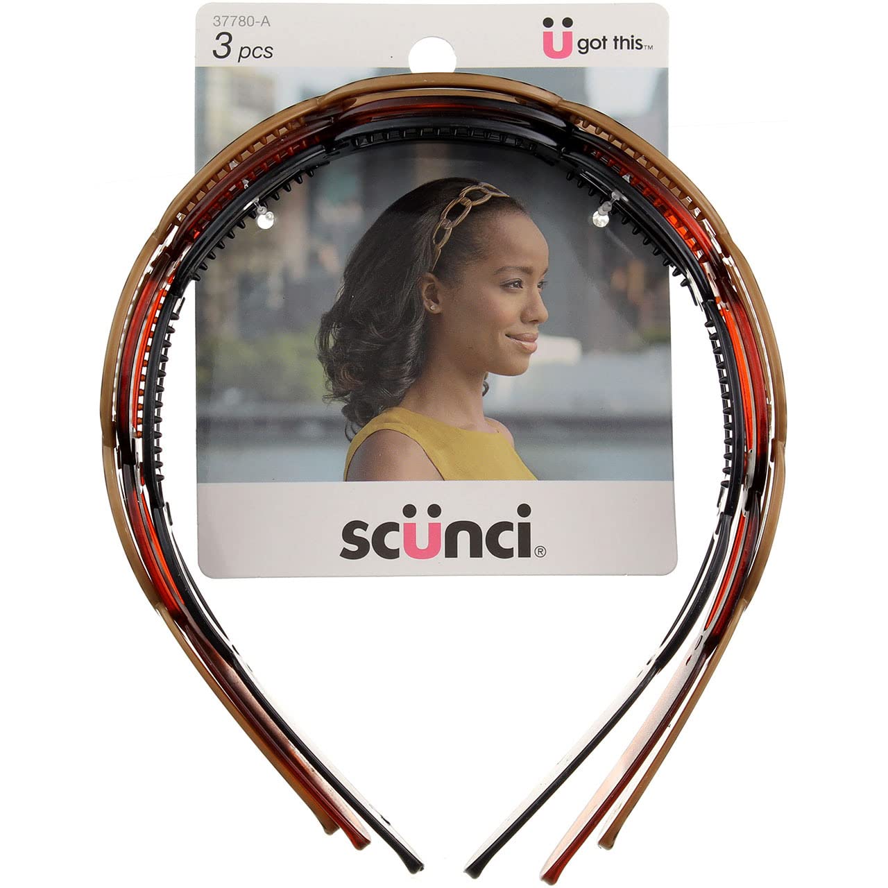 Algopix Similar Product 11 - Scunci Effortless Beauty Skinny Plastic
