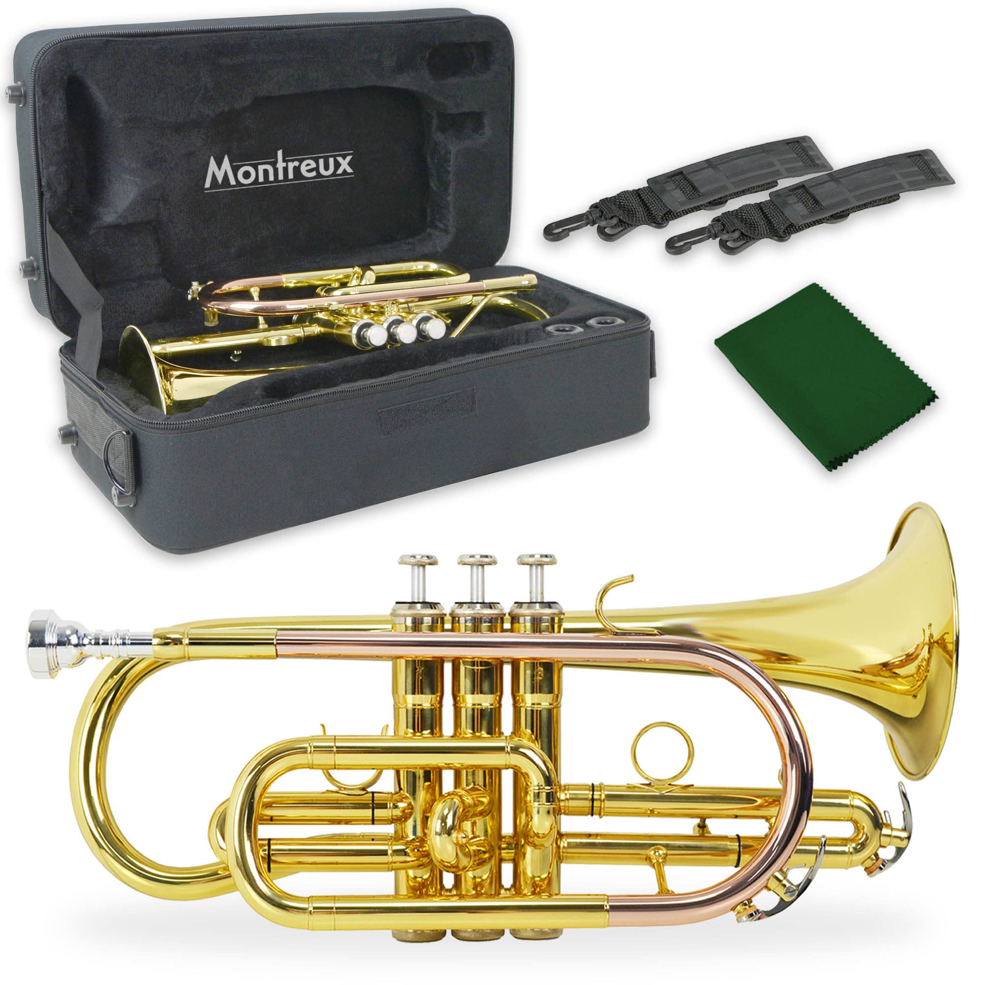 Algopix Similar Product 2 - Montreux Bb Cornet, Gold (SCR701)