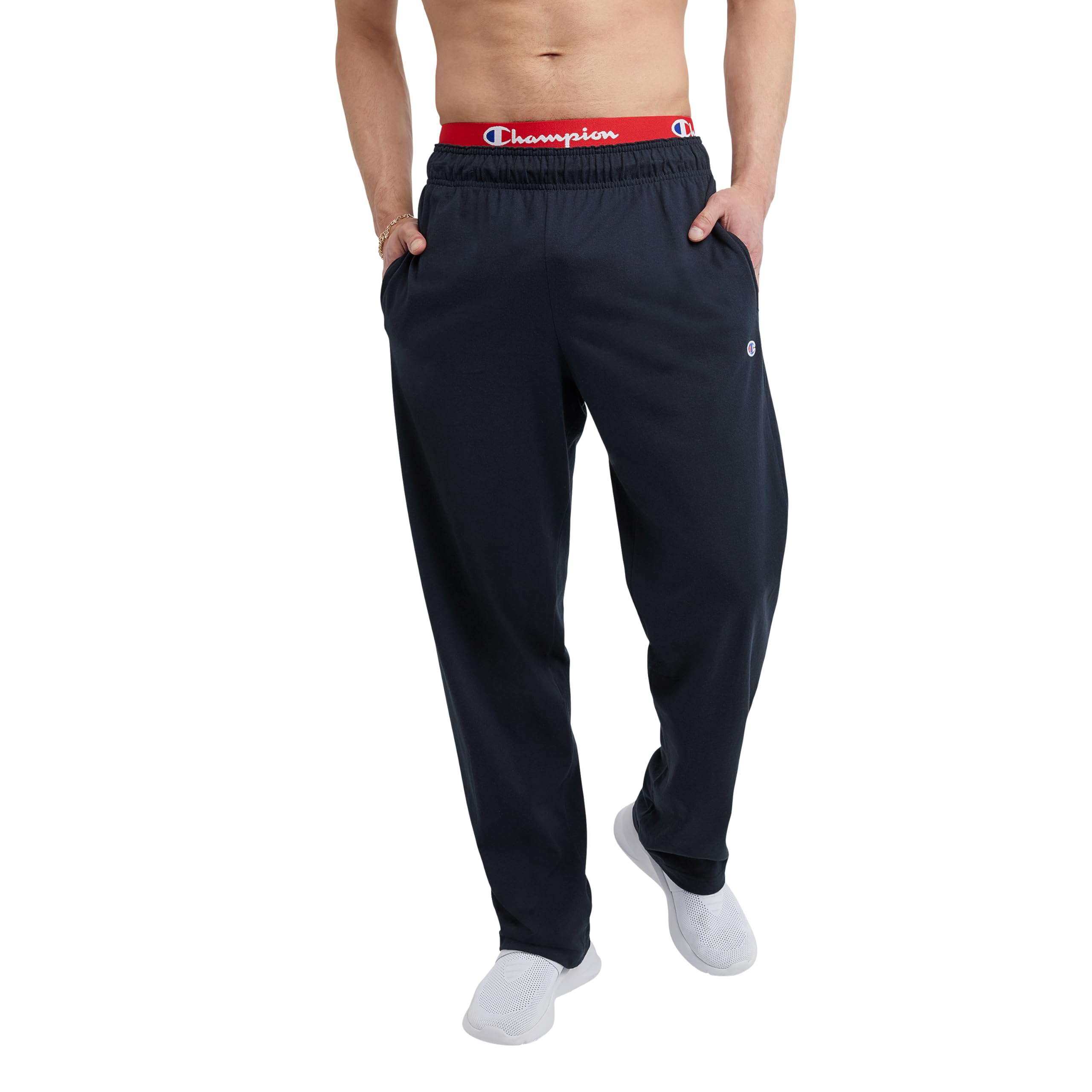 Algopix Similar Product 10 - Champion Mens Everyday Open Hem Cotton