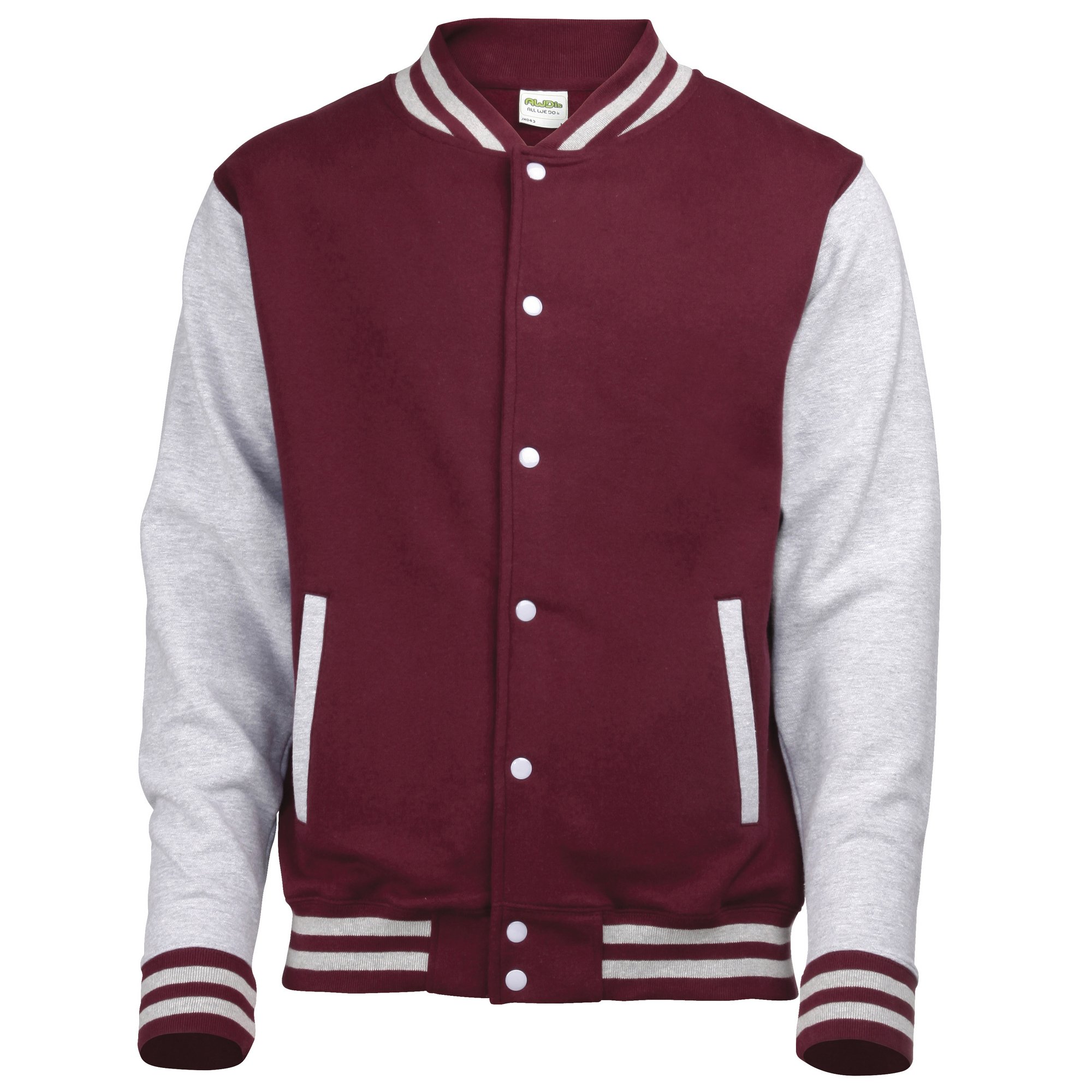 Algopix Similar Product 16 - Awdis Unisex Varsity Jacket M