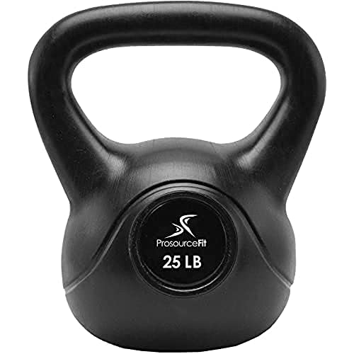 Algopix Similar Product 3 - ProsourceFit Vinyl Kettlebell 25 lb