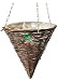 Algopix Similar Product 9 - 12 inch 30cm Dark Rattan Cone Hanging