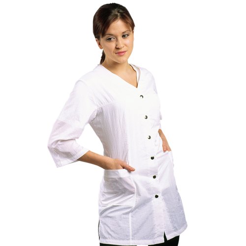 Algopix Similar Product 19 - JMT Beauty 34 Sleeve White Salon Smock