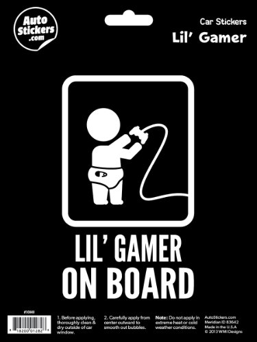 Algopix Similar Product 9 - WMI Designs 10040 Lil Gamer on Board