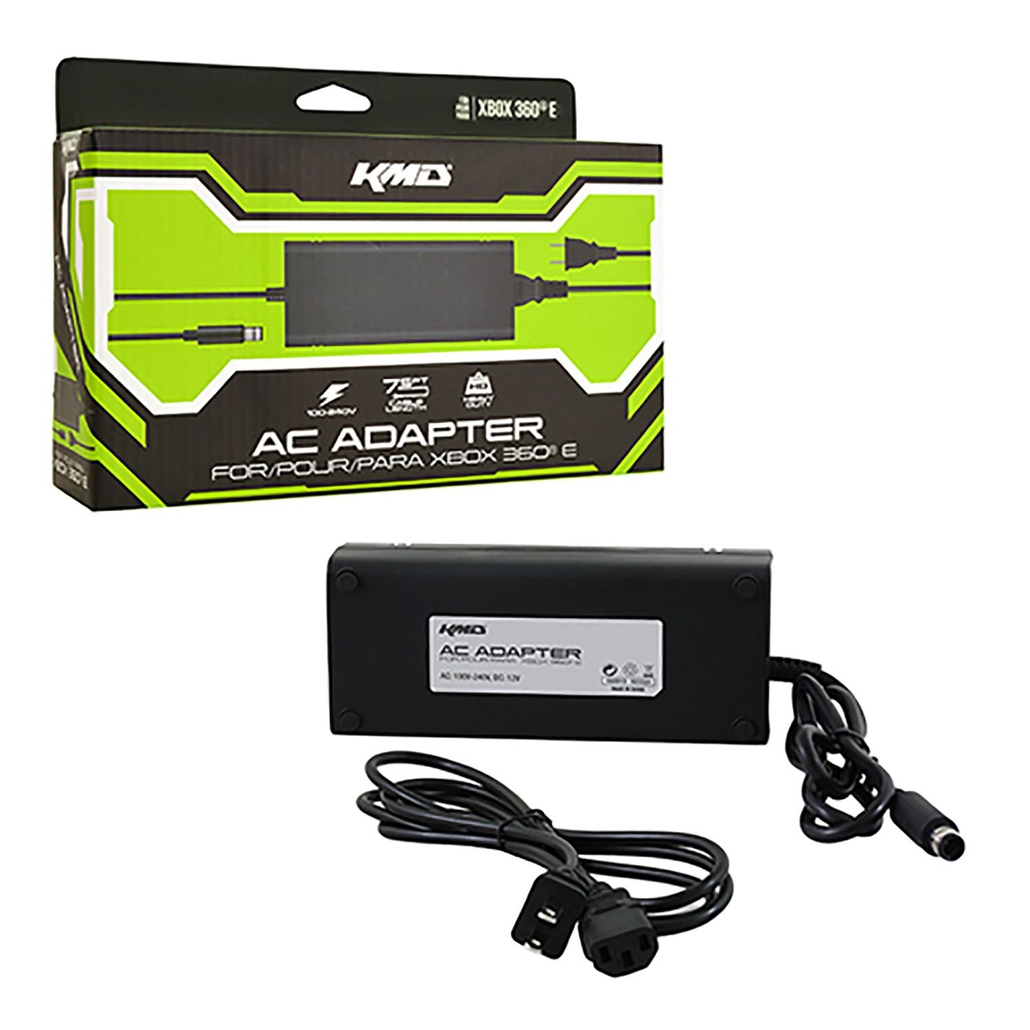 Algopix Similar Product 11 - KMD Slim E AC Adapter - Xbox 360