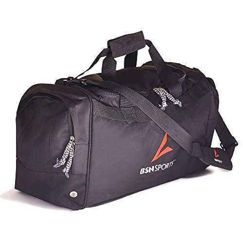 Algopix Similar Product 8 - BSN Sports Players Duffle Bag, Black