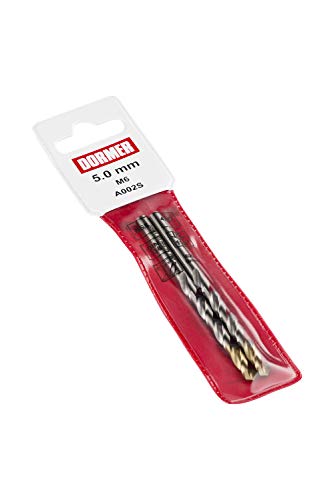 Algopix Similar Product 16 - HSS Bright/TiN Jobber Drill,5mm