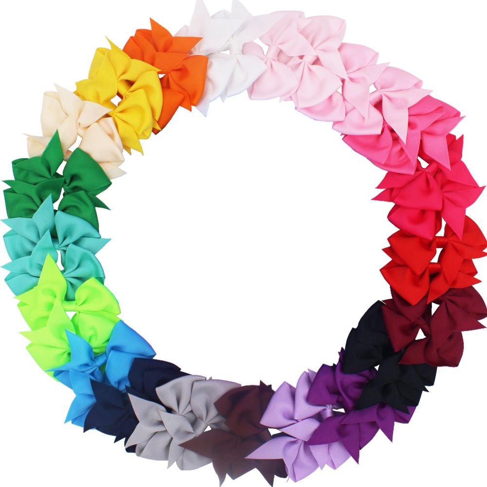 Algopix Similar Product 17 - CLLOT 40pcs 35 inch Hair Bows for