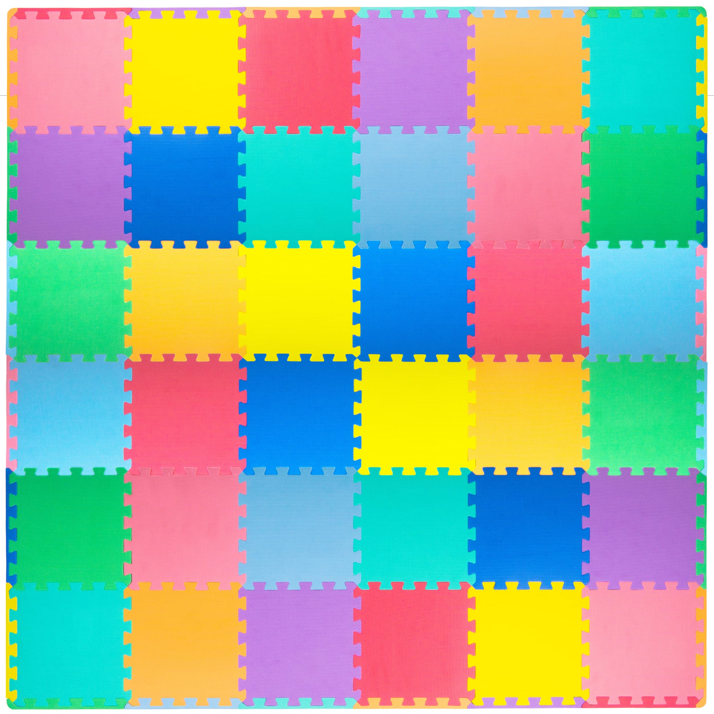 Algopix Similar Product 13 - ProsourceFit Puzzle Solid Foam Play Mat