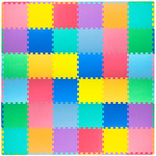 Algopix Similar Product 13 - ProsourceFit Puzzle Solid Foam Play Mat