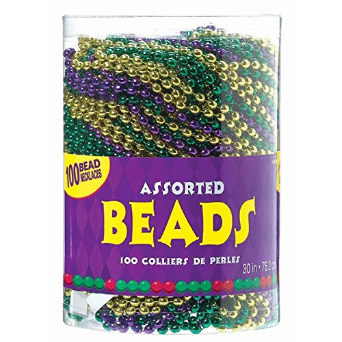 Algopix Similar Product 6 - Amscan Vibrant Mardi Gras Party