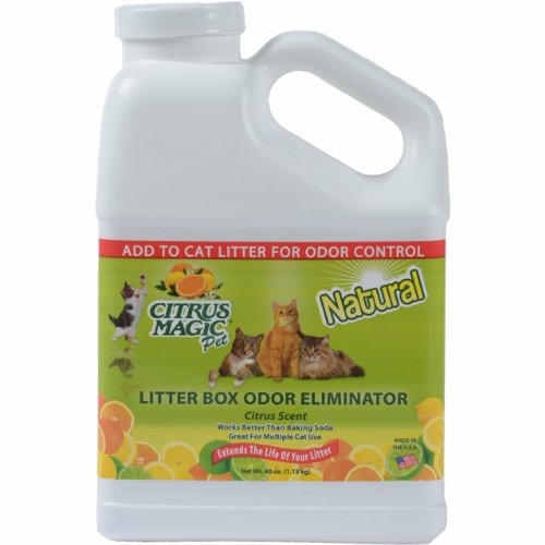 Algopix Similar Product 13 - Citrus Magic Pet Litter Box Odor