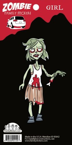 Algopix Similar Product 18 - Family Car Stickers Zombie Vinyl Auto