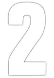 Algopix Similar Product 15 - 2 Large Wheelie Bin Number Self