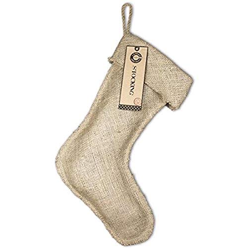 Algopix Similar Product 14 - Canvas Corp Burlap Large Stocking