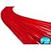 Algopix Similar Product 5 - Hair Feathers Solid Red Long Rooster