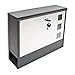 Algopix Similar Product 10 - Relaxdays Modern Coloured Mailbox