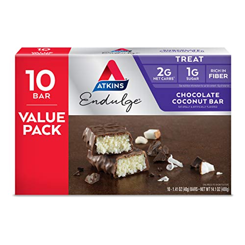 Algopix Similar Product 1 - Atkins Endulge Chocolate Coconut Bar