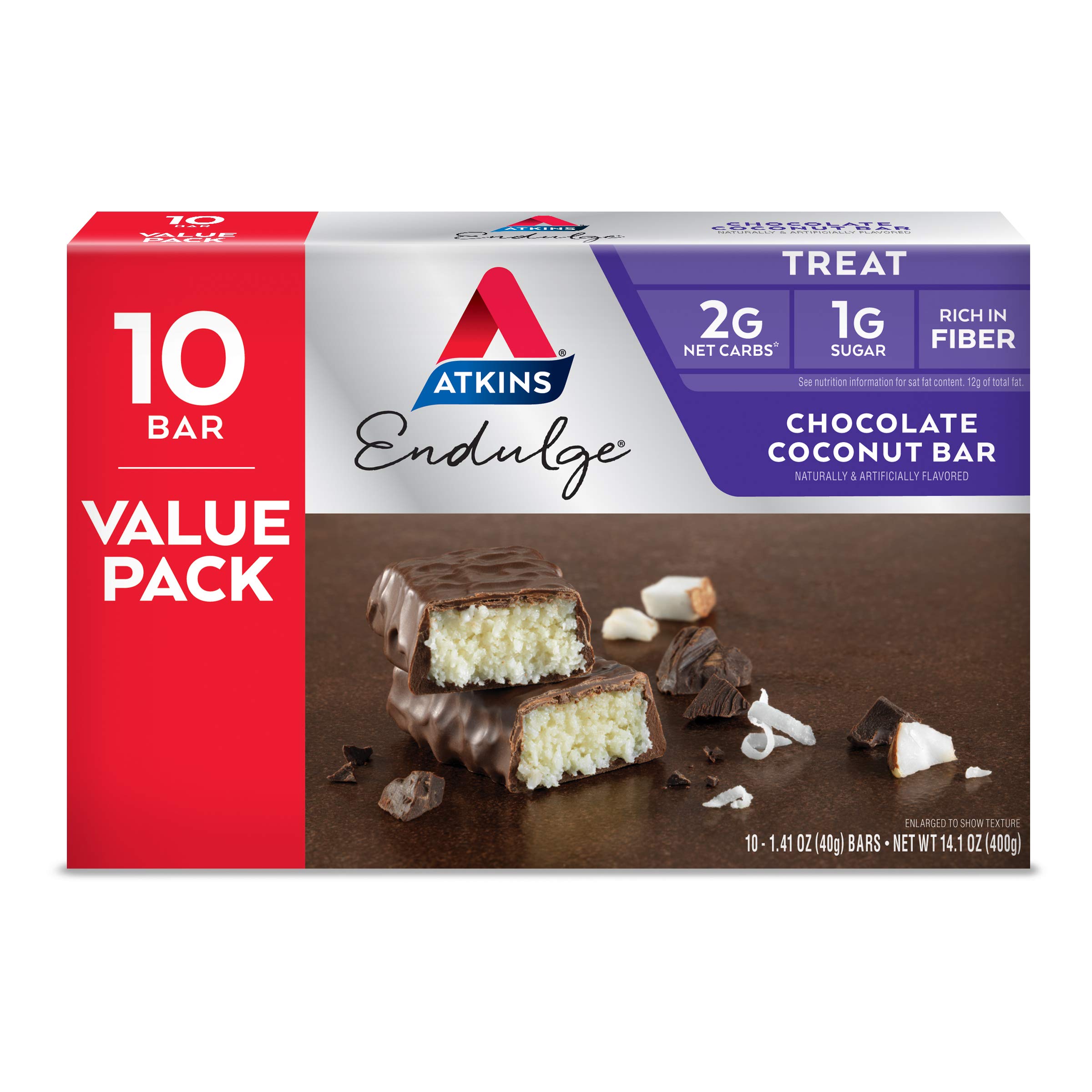 Algopix Similar Product 5 - Atkins Endulge Chocolate Coconut Bar