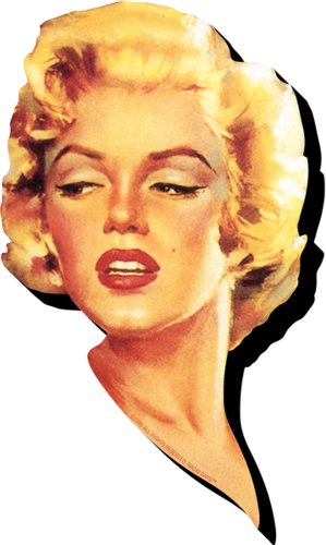 Algopix Similar Product 13 - Aquarius Marilyn Face Magnet