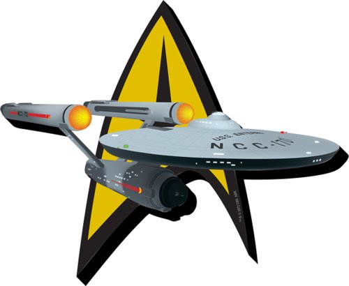 Algopix Similar Product 4 - Star Trek USS Enterprise Funky Chunky