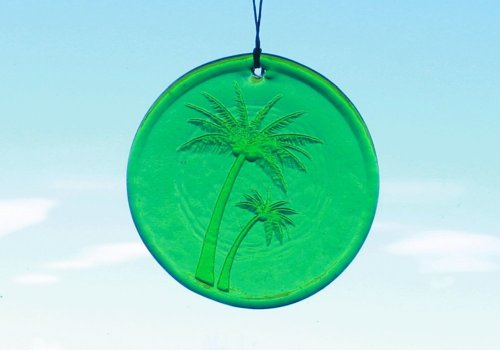 Algopix Similar Product 19 - The Glass Refactory Green Palm Tree