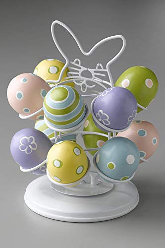 Algopix Similar Product 7 - Nifty Easter Egg Carousel White
