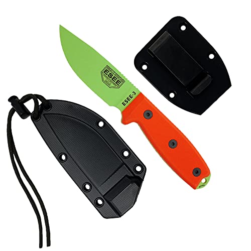 Algopix Similar Product 8 - ESEE Knives 3P Fixed Blade Knife with