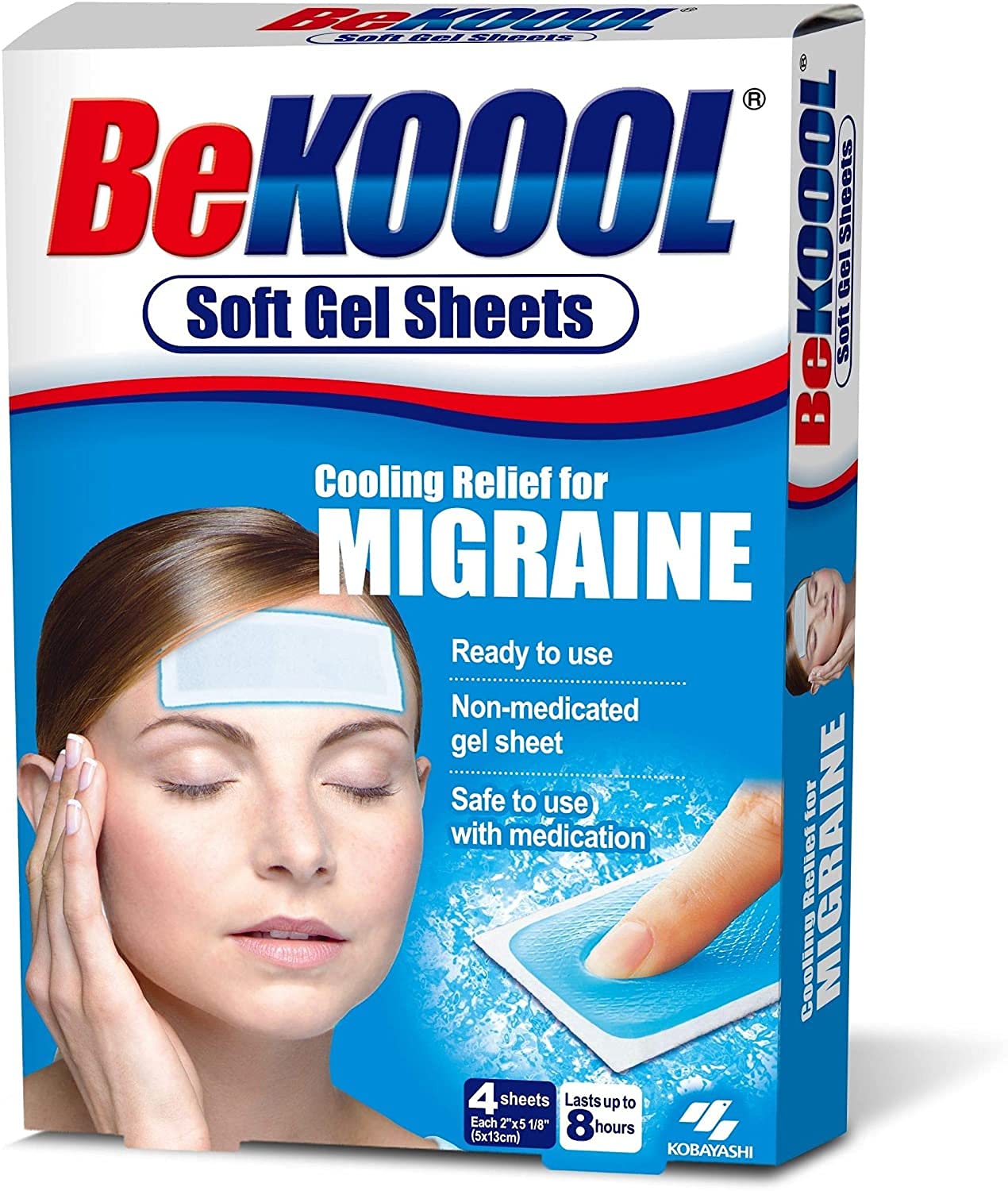 Algopix Similar Product 10 - BE KOOOL Soft Gel Sheets Adult 4 CT