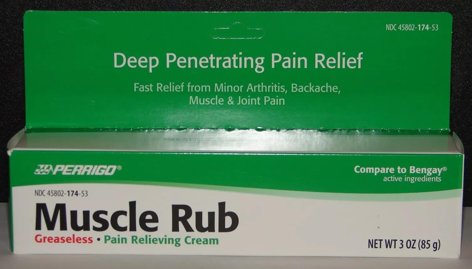 Algopix Similar Product 18 - Perrigo Muscle Rub Cream 3oz Large Tube