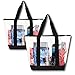 Algopix Similar Product 13 - Pack Of 2 Clear Tote Bags for Work