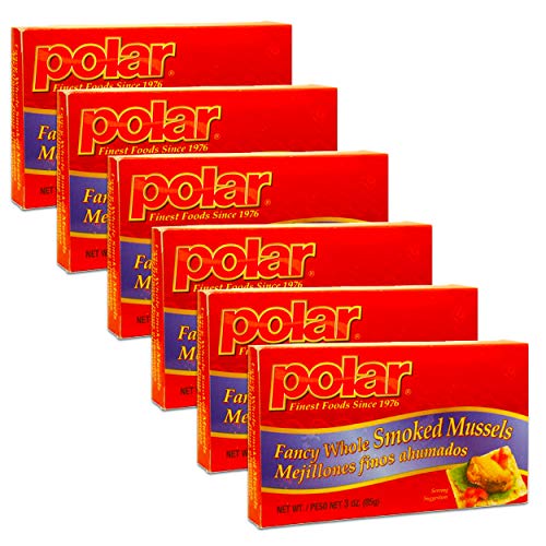 Algopix Similar Product 6 - MW Polar Fancy Whole Smoked Mussels 3oz