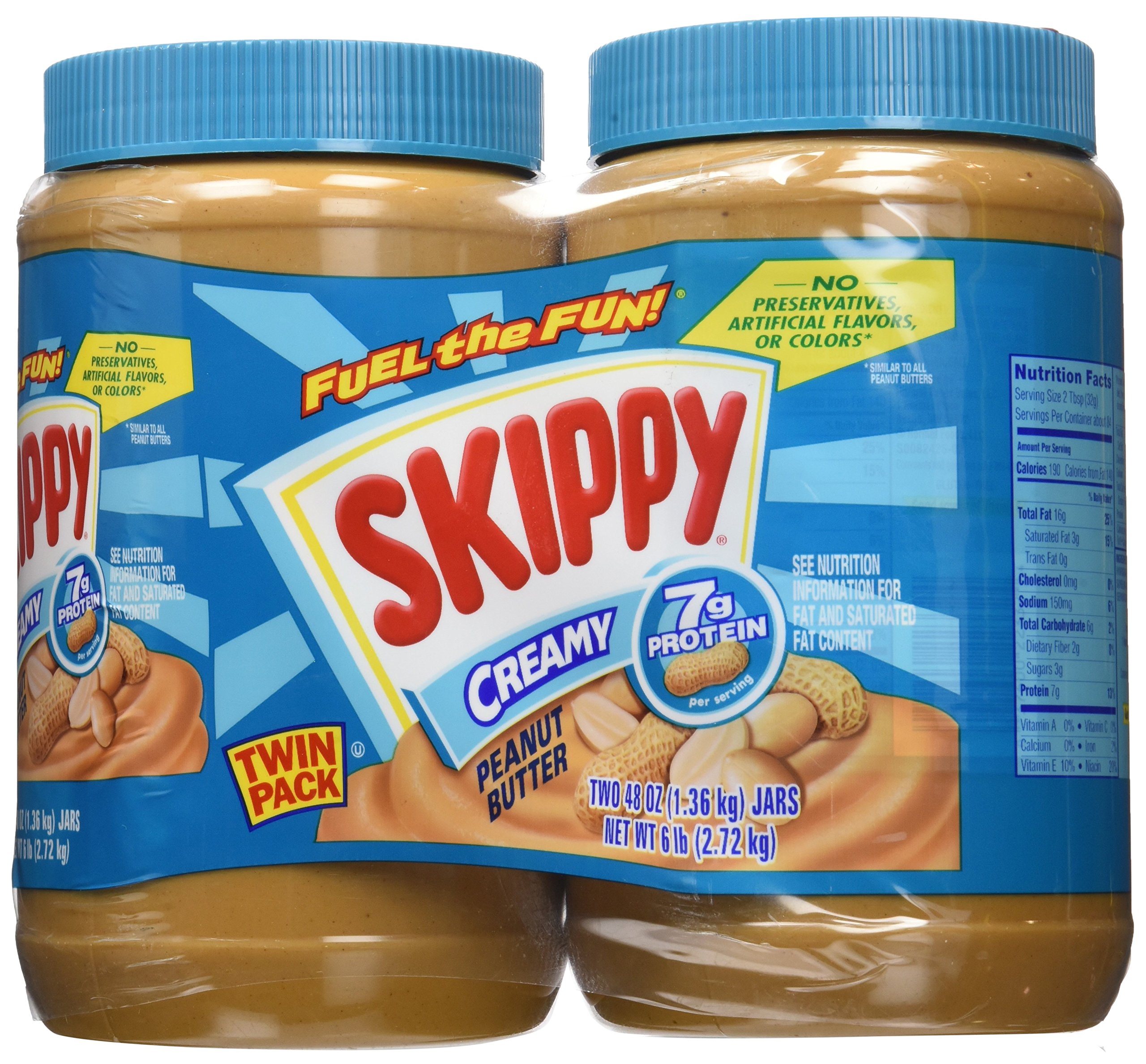 Algopix Similar Product 7 - Skippy Creamy Peanut Butter  Creamy 48