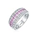 Algopix Similar Product 3 - Art Deco Pink Simulated Tourmaline AAA