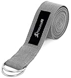 Algopix Similar Product 20 - ProsourceFit Metal DRing Yoga Strap 