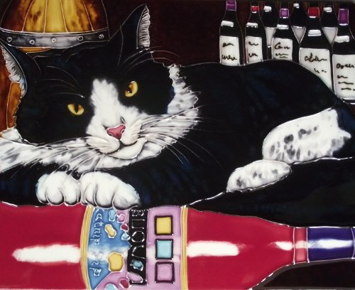 Algopix Similar Product 15 - Continental Art Center HD 044 Black Cat