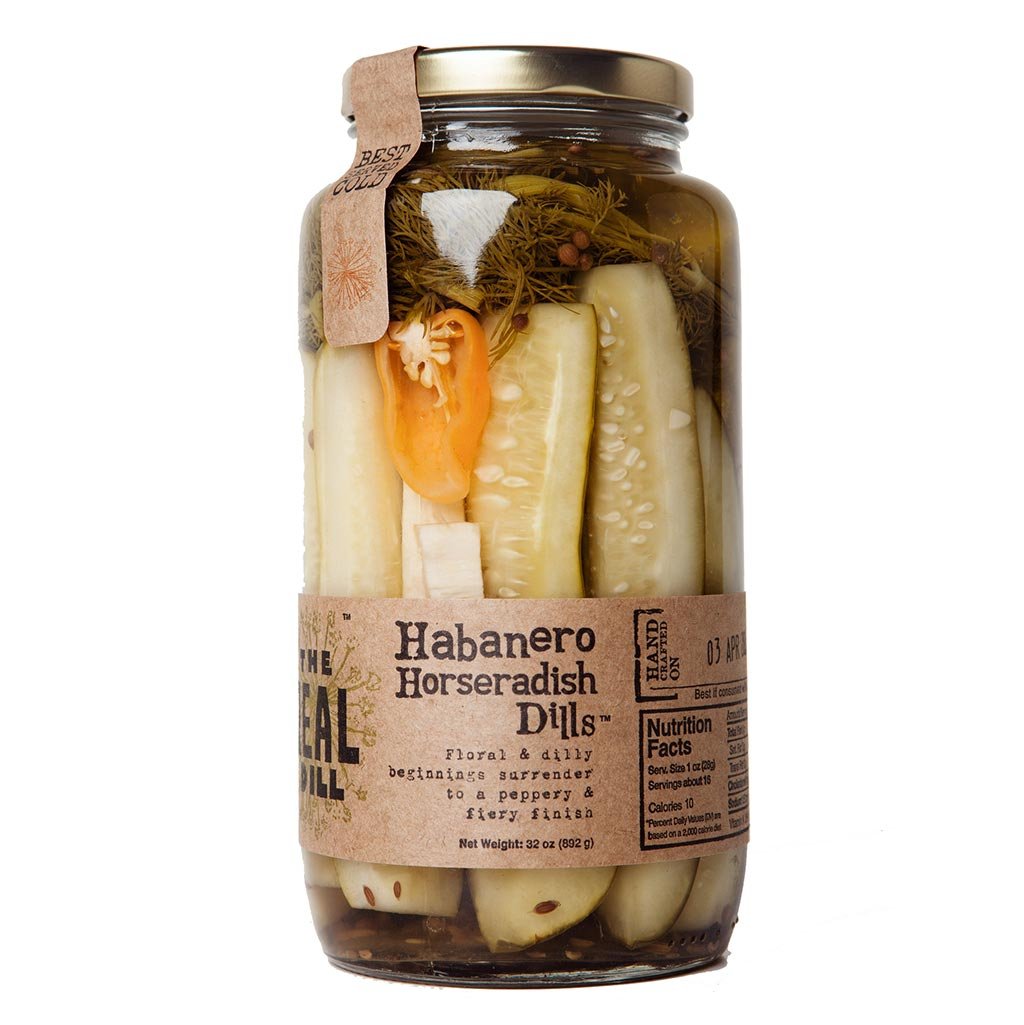 Algopix Similar Product 5 - THE REAL DILL Habanero Horseradish