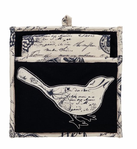 Algopix Similar Product 10 - IHF Pot Holder French Postcard Pattern