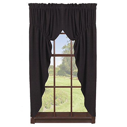 Algopix Similar Product 18 - IHF PATTERN BURLAP BLACK  LINED