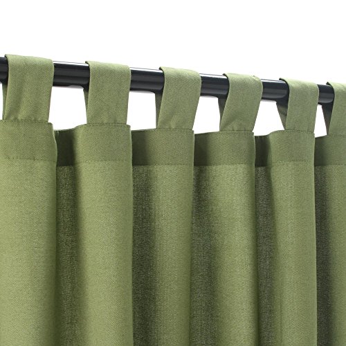 Algopix Similar Product 4 - Sunbrella Outdoor Curtain with Tab Top